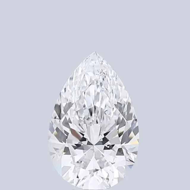 Diamant créé en laboratoire de poire de 1,50 carat