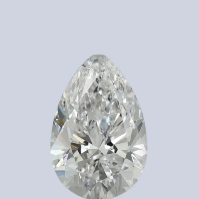 Diamant de laboratoire taille poire de 0,90 ct en poids