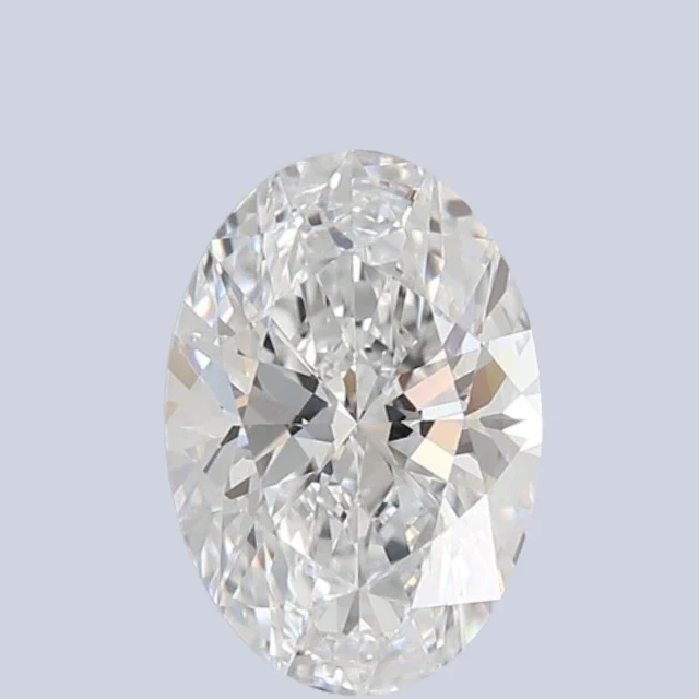 Diamant créé en laboratoire de taille ovale de 3 carats à vendre — Pierres précieuses en vrac