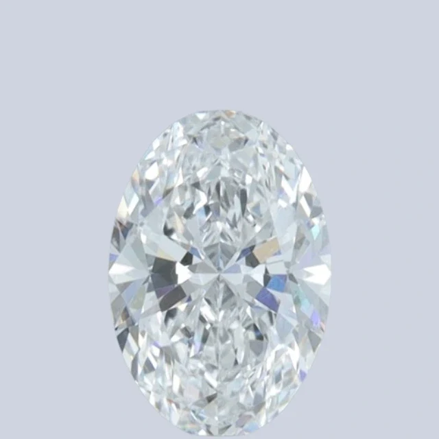 Diamant synthétique de forme ovale de 1,10 ct