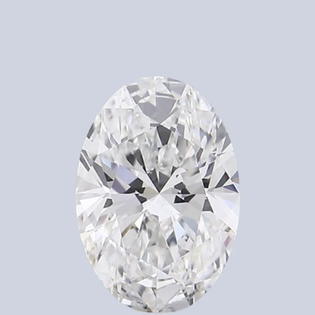 Diamant de laboratoire de forme ovale de 0,86 carat — Pierres précieuses en vrac