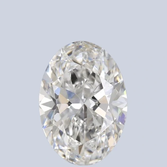 Diamant synthétique taille ovale de 1,43 carat — Pierres précieuses en vrac