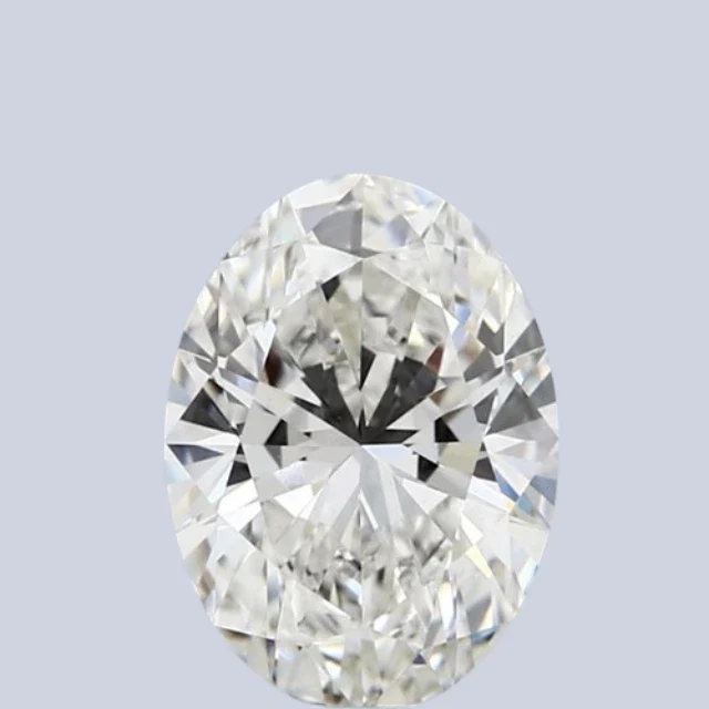 Diamants cultivés en laboratoire en vrac de forme ovale de 2 carats