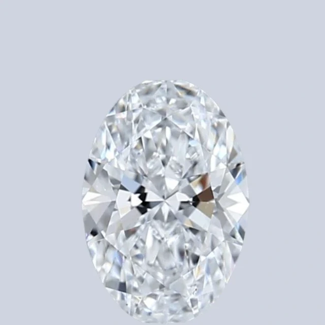 Diamant de laboratoire taille ovale de 0,70 carat
