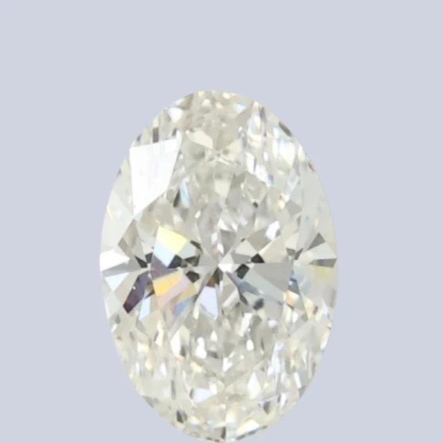 Diamant créé en laboratoire de forme ovale de 1 carat — Pierres précieuses en vrac