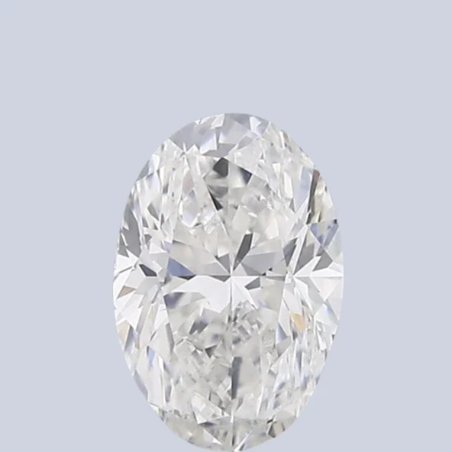 Diamant synthétique ovale de 0,79 carat — Pierres précieuses en vrac