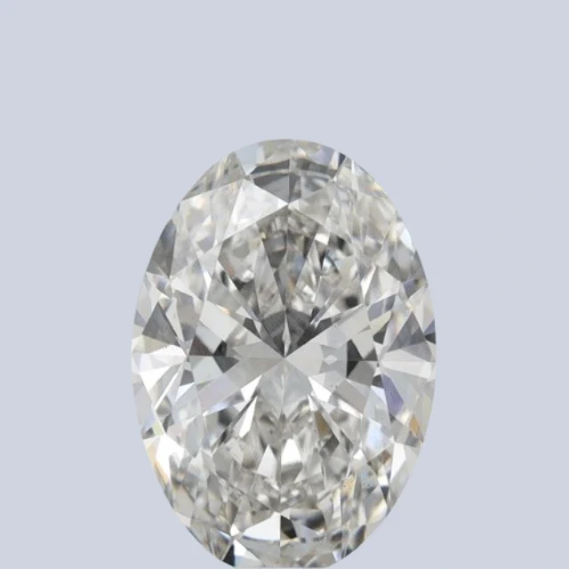 6.30 Carat Oval Synthetic Diamond — Loose Gemstones