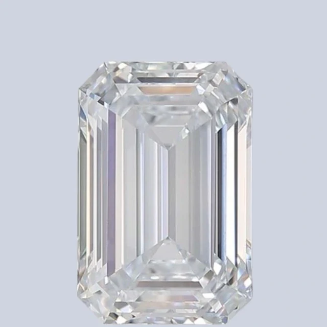 4 Ct Wt Emerald Cut Synthetic Diamond — Loose Gemstones