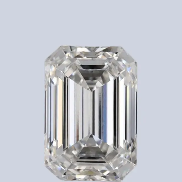 1.50 Ct Wt Emerald Shape Man Made Diamond