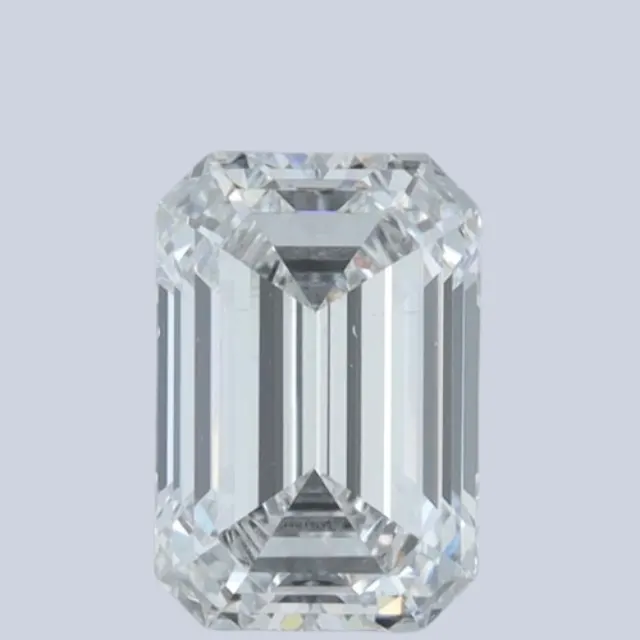 2 Carat Emerald Shaped Lab Made Diamond