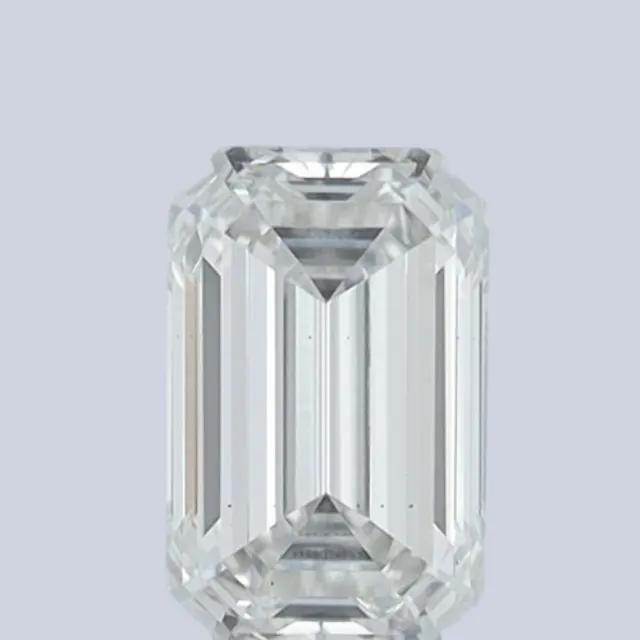 Diamant synthétique de forme émeraude de 0,80 carat — Pierres précieuses en vrac