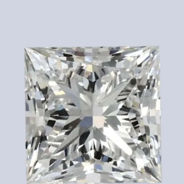 Diamants de laboratoire en vrac de forme princesse de 3,10 carats — Pierres précieuses en vrac