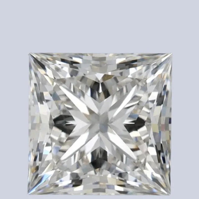 2.23 Ct Wt Princess Shaped Synthetic Loose Lab Diamonds — Loose Gemstones