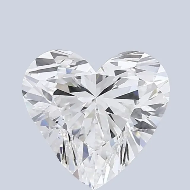 5 Carat Heart Shaped Loose Lab Grown Diamonds — Loose Gemstones