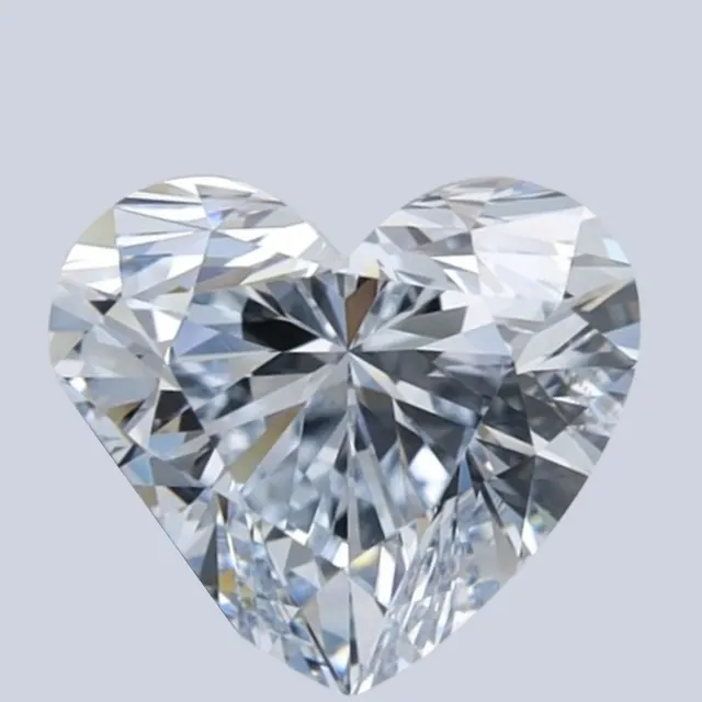 1.50 Ct Wt Heart Synthetic Loose Lab Diamonds — Loose Gemstones