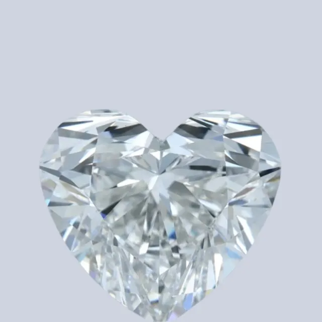 Diamants de laboratoire en vrac en forme de cœur de 2,10 ct en poids