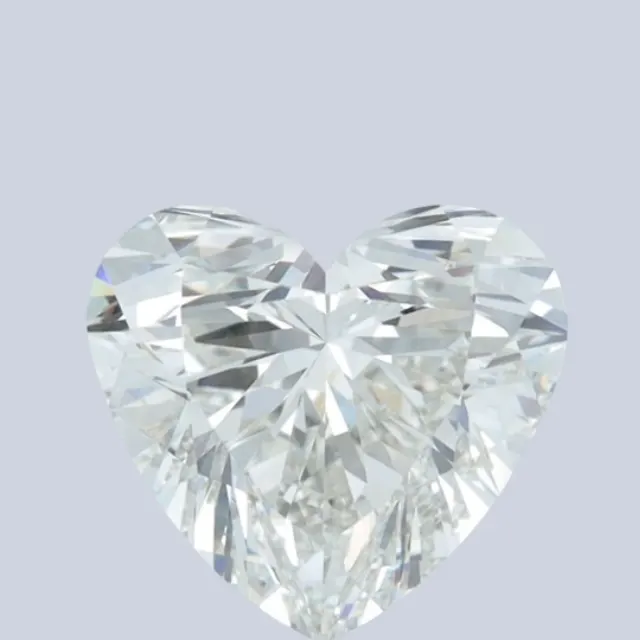 Diamant de laboratoire synthétique en vrac, taille cœur, 3,15 carats — Pierres précieuses en vrac