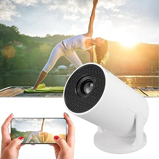 Cordless Portable Projector 1080P Wi-Fi Bluetooth