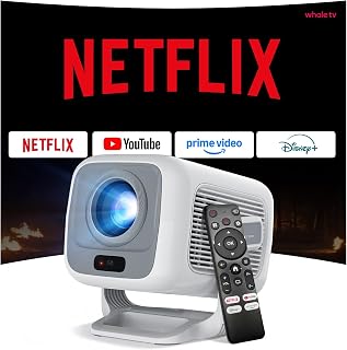 WEMI Smart Portable Mini Projector 1080P 4K