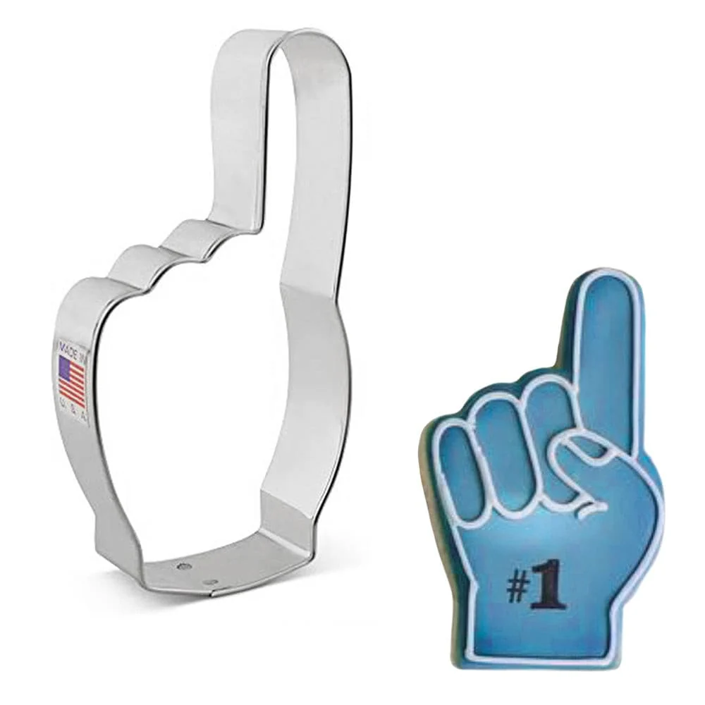 Number One Fan Hand Cookie Cutter — Kitchen Gadgets