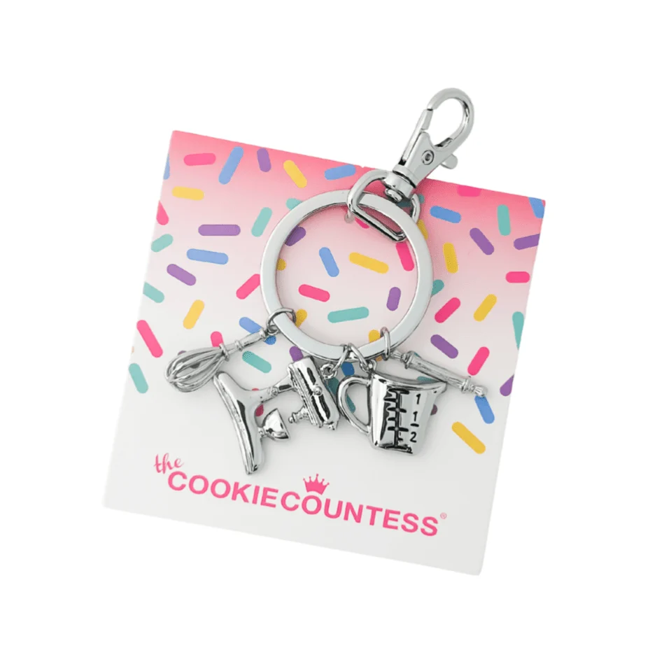Bakers Charm Keyring by The Cookie Countess