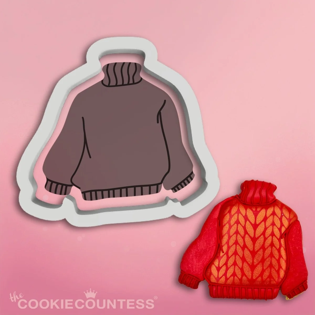 Emporte-pièce Pull Ample par The Cookie Countess — Chandails pour femmes