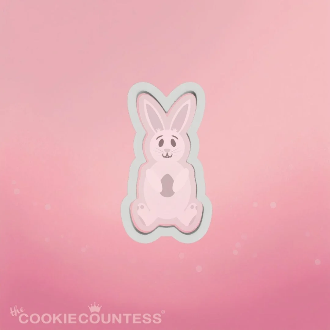 Emporte-pièce lapin assis