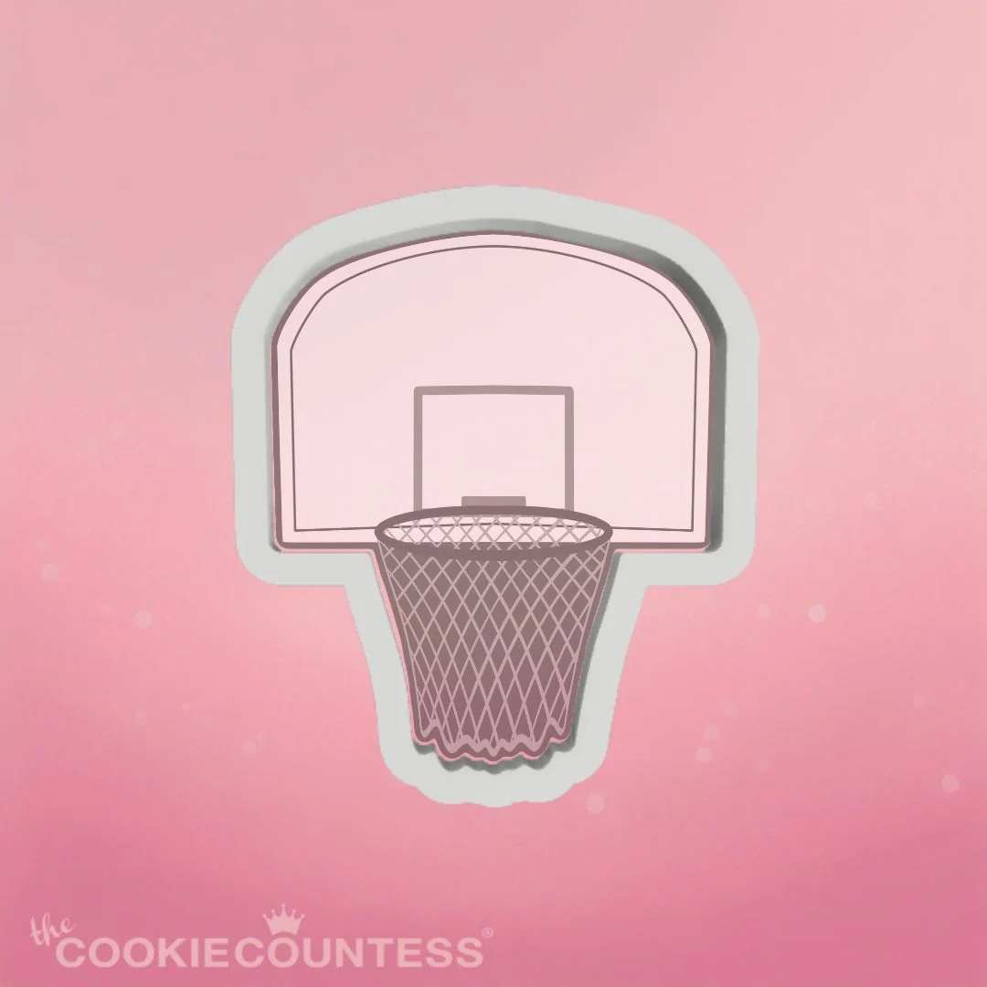 Basketball Hoop Cookie Cutter by The Cookie Countess