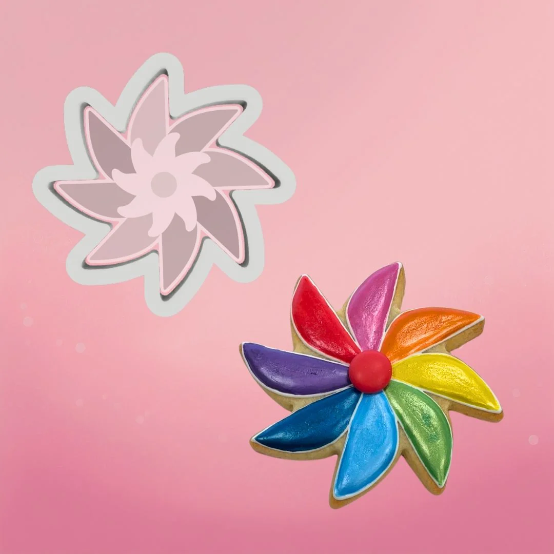Pinwheel Cookie Cutter by The Cookie Countess — Car Tools Kit