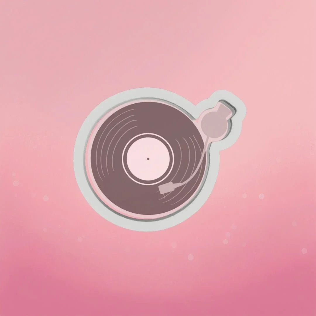 Vinyl Record Player Cookie Cutter