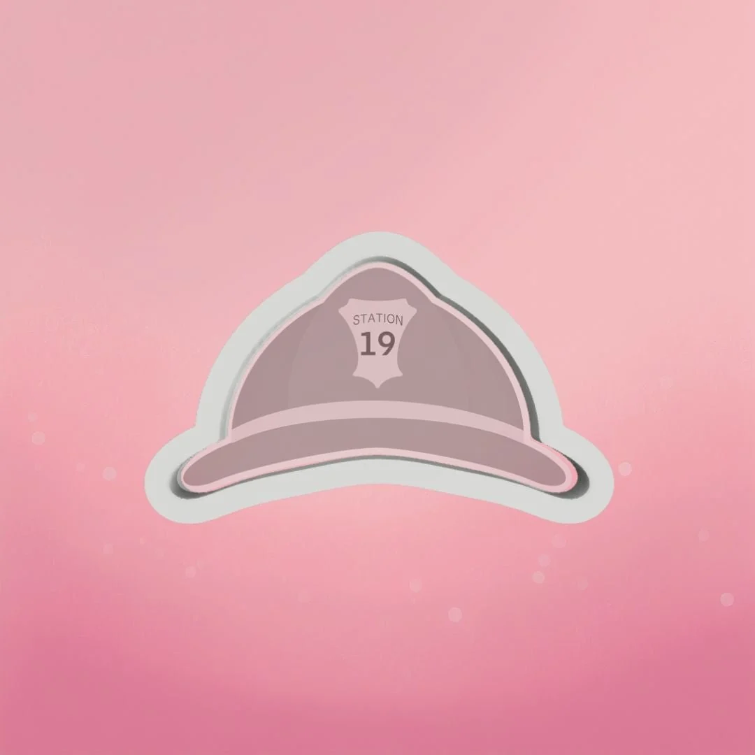 Firefighter Helmet Cookie Cutter