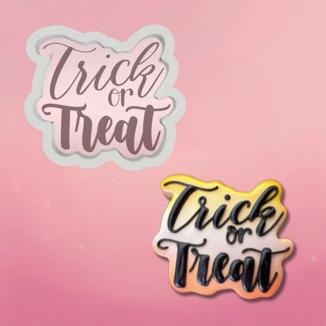 Trick or Treat Plaque Cookie Cutter — Kitchen Gadgets