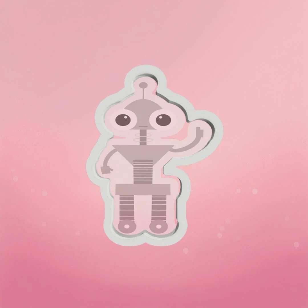 Chunky Robot Cookie Cutter