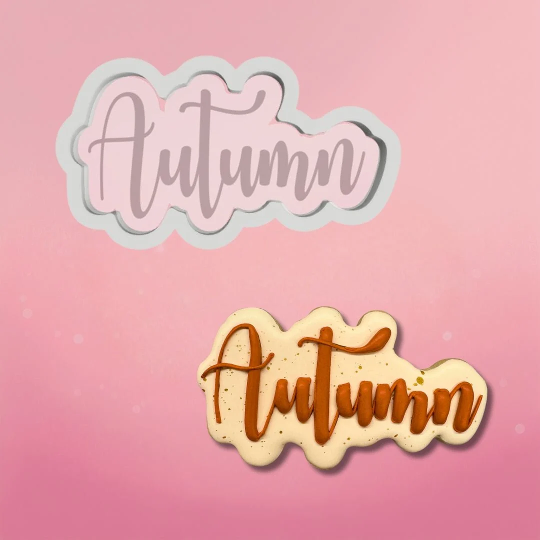 Autumn Plaque Cookie Cutter by The Cookie Countess — Kitchen Gadgets