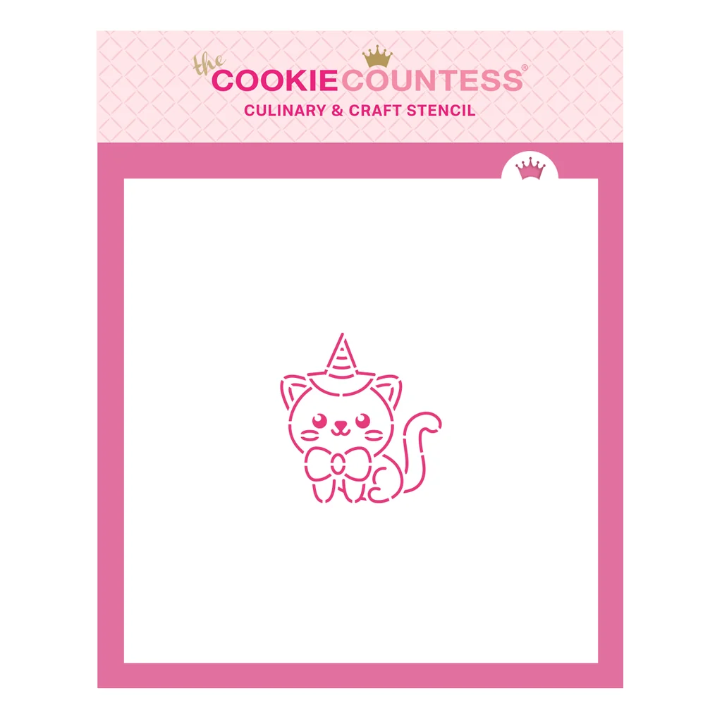 Magic Cat PYO Stencil by The Cookie Countess — Kitchen Gadgets