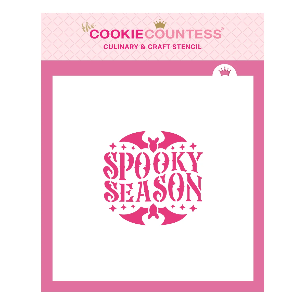 Spooky Season Saying Stencil by The Cookie Countess — Kitchen Gadgets