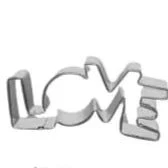 Emporte-pièce Love Word de The Cookie Countess