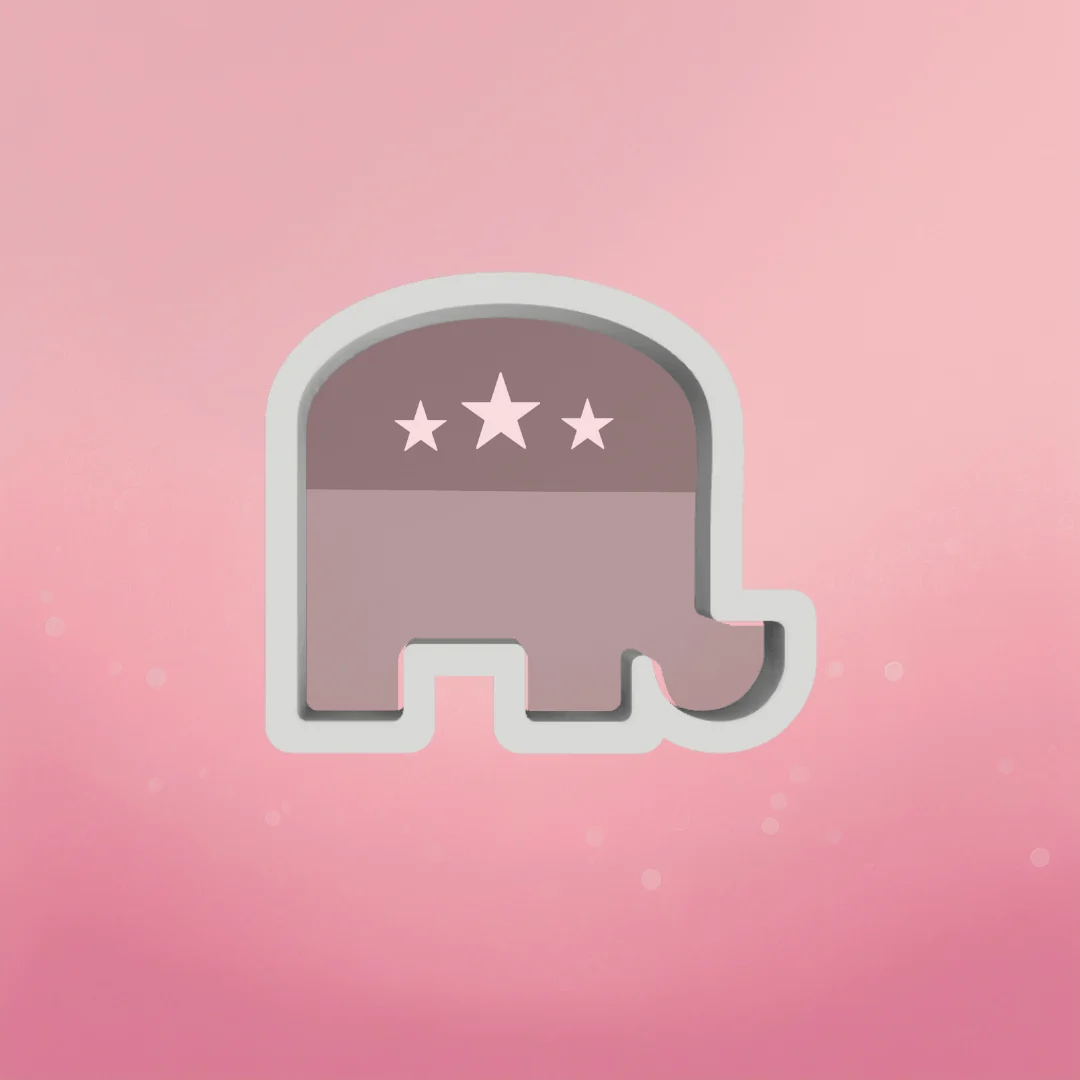 Emporte-pièce Éléphant Républicain par The Cookie Countess — Gadgets de cuisine