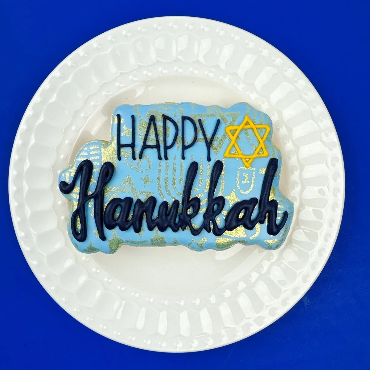 Happy Hanukkah Cookie Cutter by The Cookie Countess — Kitchen Gadgets