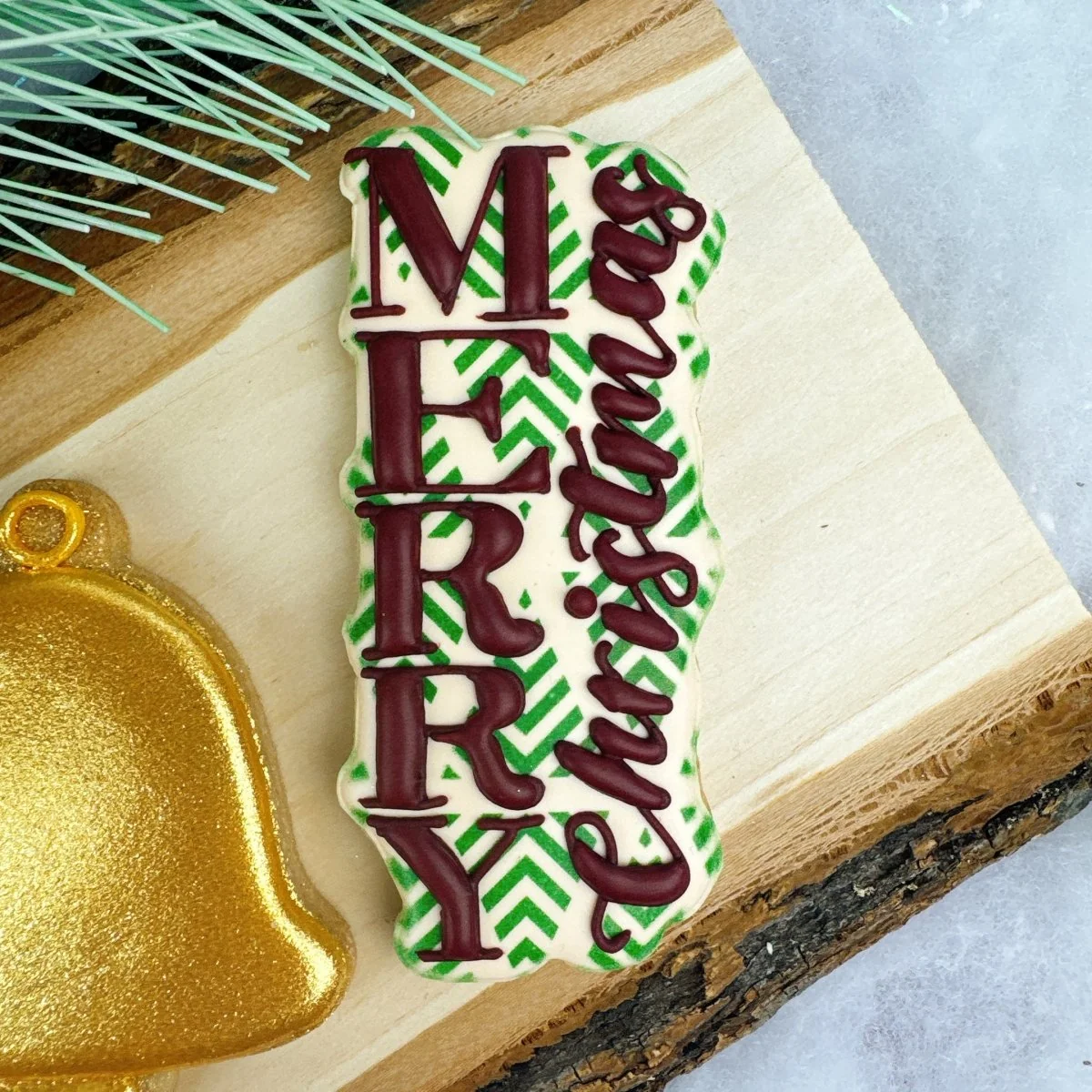 Vertical Merry Cookie Cutter by The Cookie Countess — Kitchen Gadgets