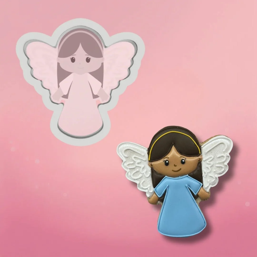 Nativity Set - Angel Tree Topper by The Cookie Countess — Kitchen Gadgets