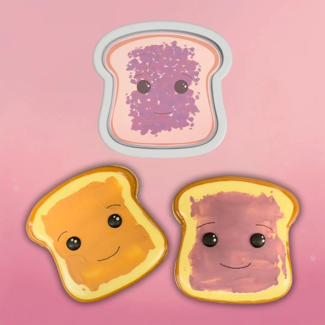 Toast Cookie Cutter by The Cookie Countess