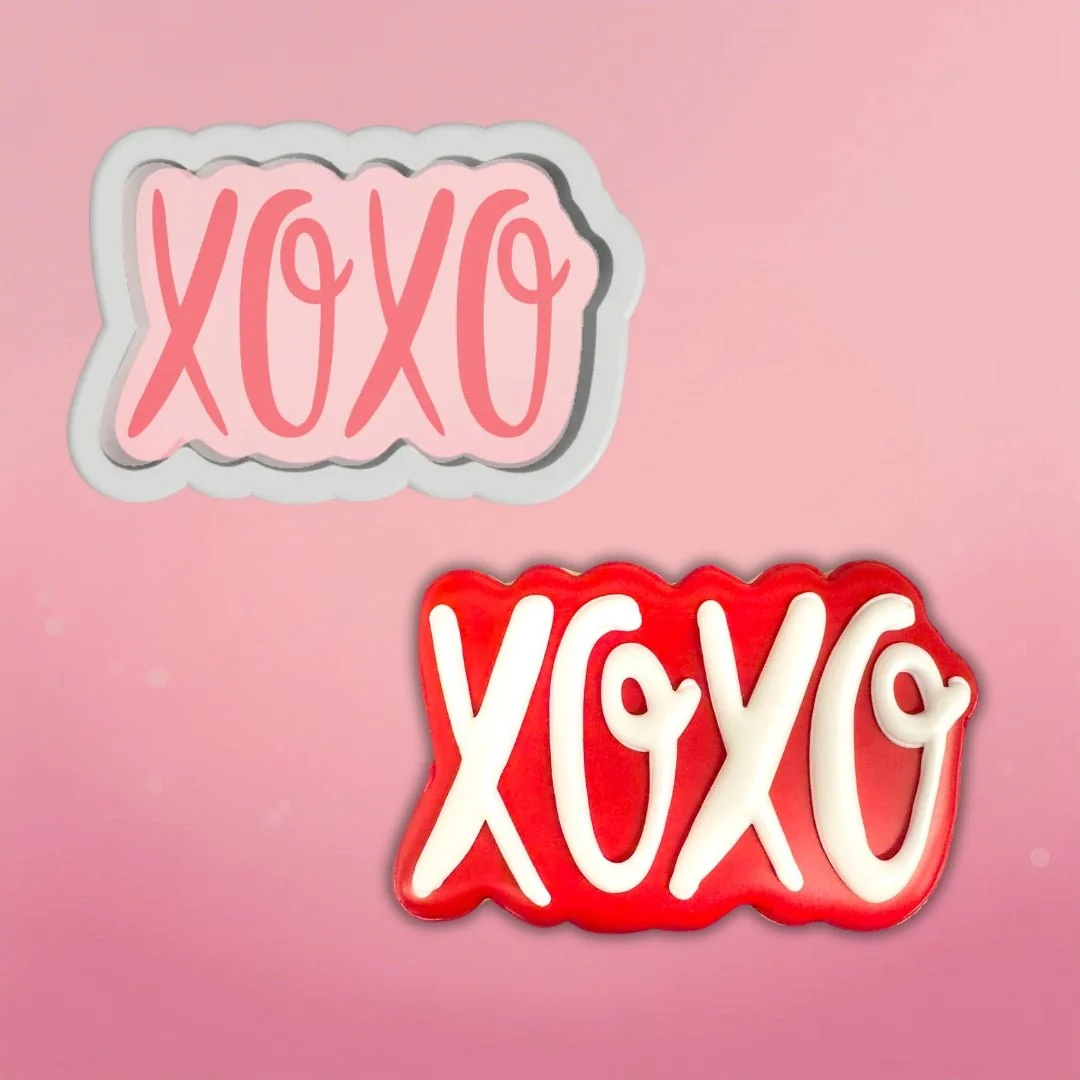 XOXO Cookie Cutter by The Cookie Countess