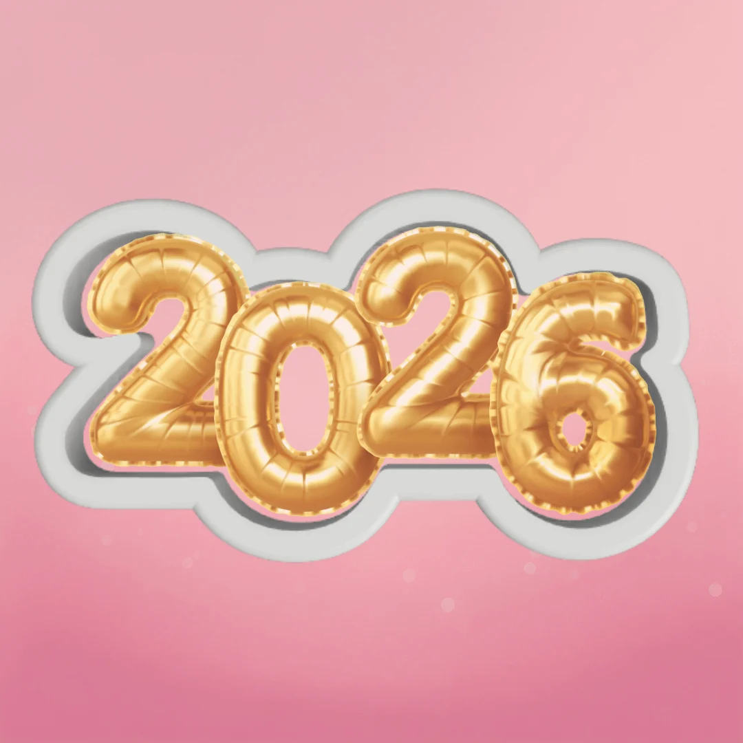 Balloon 2026 Cookie Cutter — Kitchen Gadgets