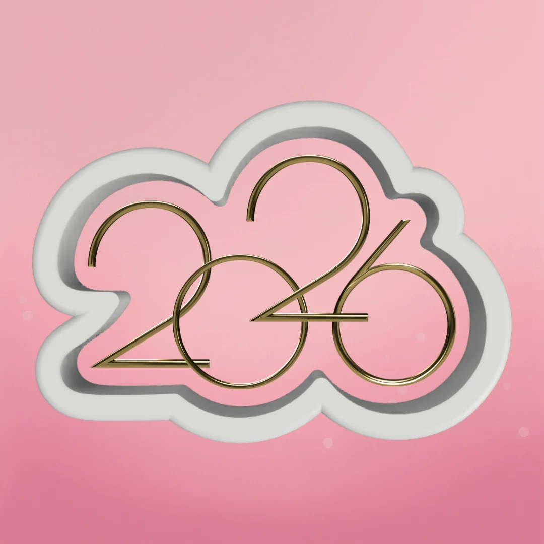 Thin 2026 Cookie Cutter by The Cookie Countess
