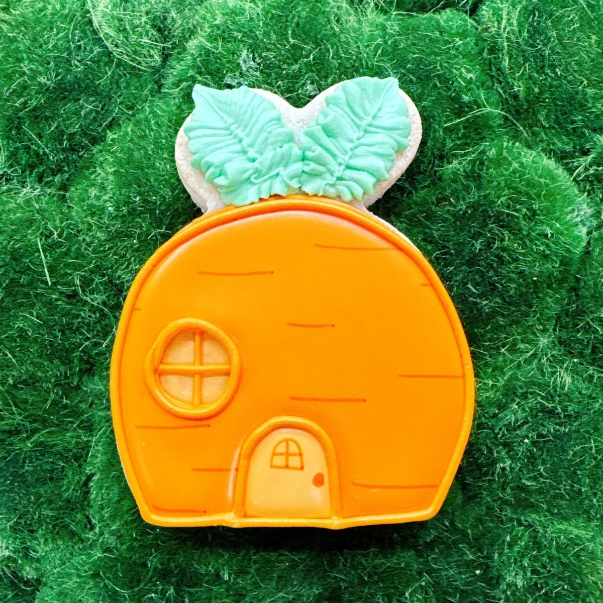 Carrot House Cookie Cutter by The Cookie Countess