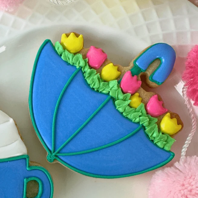 Umbrella Growing Flowers Cookie Cutter — Kitchen Gadgets