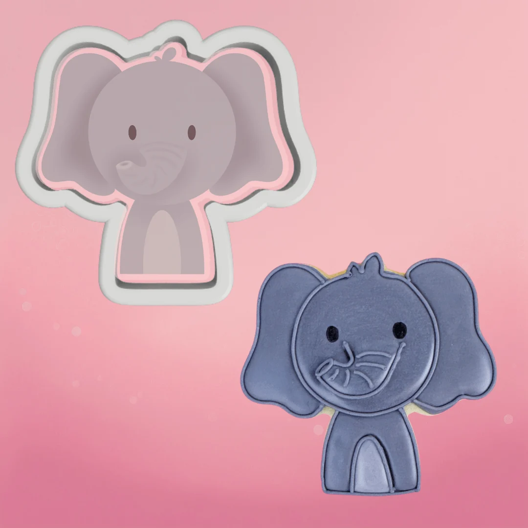 Elephant Cookie Cutter by The Cookie Countess