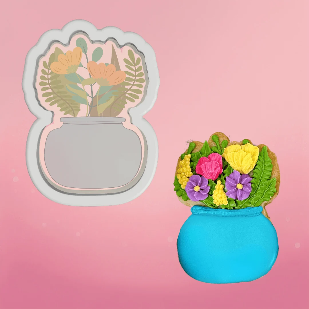 Emporte-pièce Vase à Fleurs de The Cookie Countess — Gadgets de cuisine
