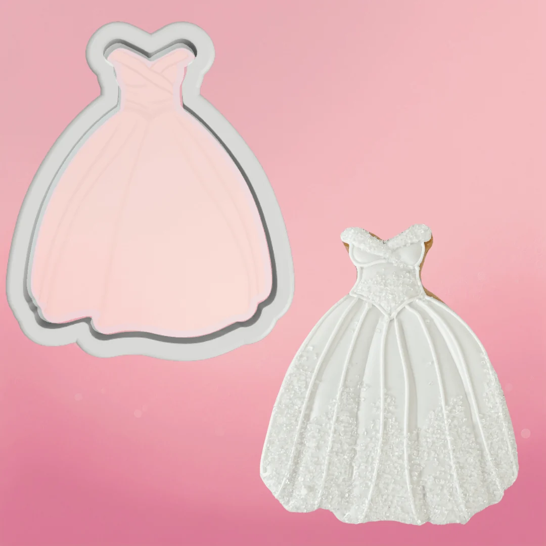 Princess Wedding Dress Cookie Cutter — Kitchen Gadgets